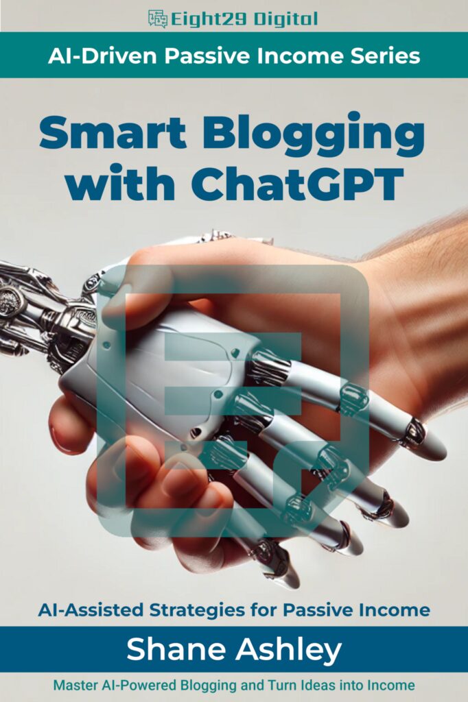 Cover of Smart Blogging with ChatGPT guide.